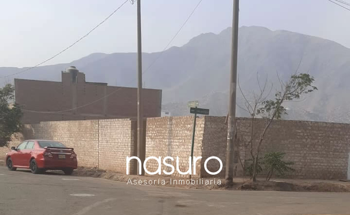 Se vende terreno cercado de 508 m2 en Huachipa